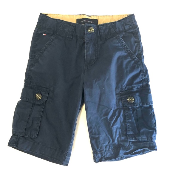 Tommy Hilfiger Navy Blue Kids Cargo Shorts - Picture 4 of 10